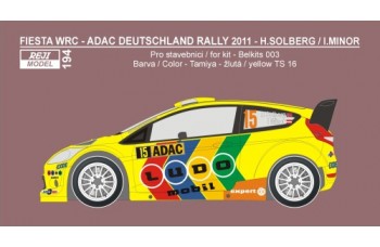 Decal – Ford Fiesta WRC - Deutschland rallye 2011 – Solberg H.